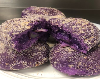 Filipino Ube Cheese Pandesal | Fresh Baked with LOVE - 12 Pieces Per Order