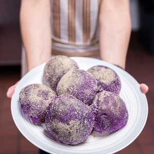 Filipino Ube Cheese Pandesal | Fresh Baked with LOVE - 6 Pieces Per Order