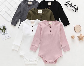 baby ribbed onesie