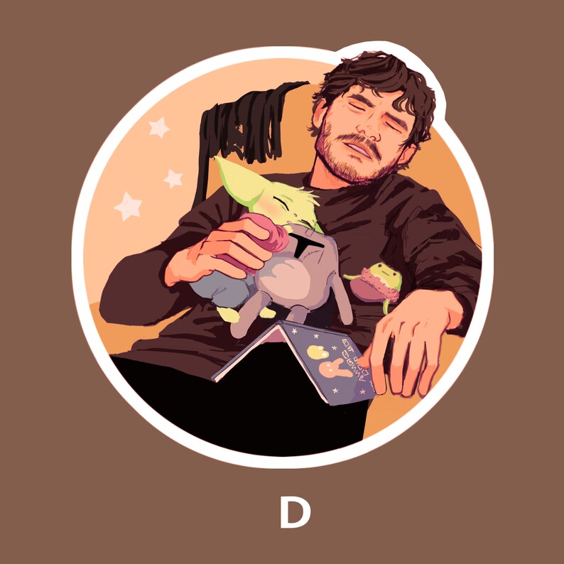 May include: A man with brown hair and a beard is sleeping in a chair. He is holding a green and yellow creature and a gray and white creature. He is also holding a book that says "Eat Sleep Create".