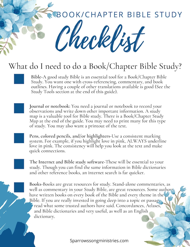 Bible Study Strategy Guide Printable image 4