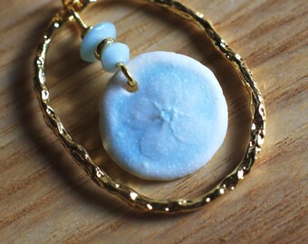 Tiny Dreams / Porcelain forget-me-not Earrings