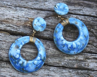 Fresco Flora / Porcelain Earrings
