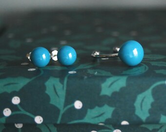 Green Drops / Stud Earrings and Ring Set