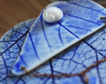 Snail Shards / Porcelain Jewellery Set