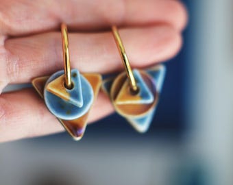 Shapes / Porcelain Earrings Transformer Set