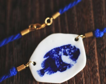 Cyclopteridae / Illustration de collier en porcelaine