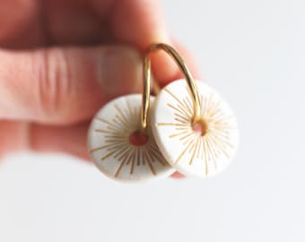 Solar / Porcelain Earrings Transformer Set