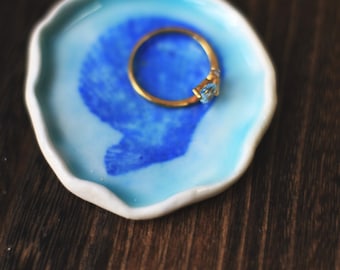 Saint-Jacque / Small Porcelain Ring Dish