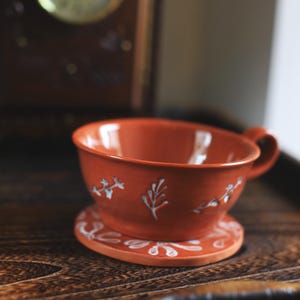 Earth / Red Ceramics Tea Cup