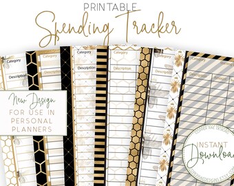 Printable Expense Tracker Cashless Envelope System Budget | Etsy