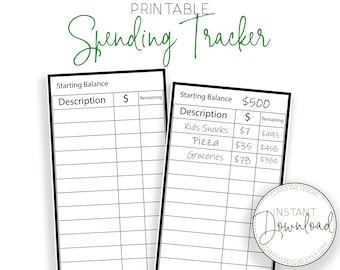 Cash Envelopes Tracker - Budget Envelopes Tracker - Budgetierung Envelopes Tracker - Zero Based Budget
