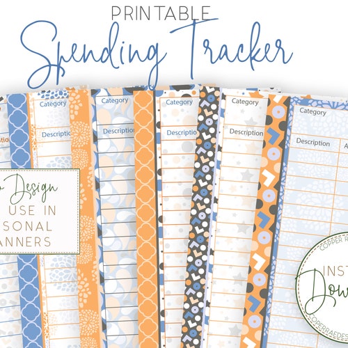 Printable Expense Tracker Cashless Envelope System - Etsy