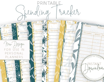 Printable Expense Tracker Cashless Envelope System Budget | Etsy