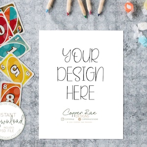 Clipboard Flat Lay - Desk Mockup - Clipboard Mockup - Letter Size Mockup