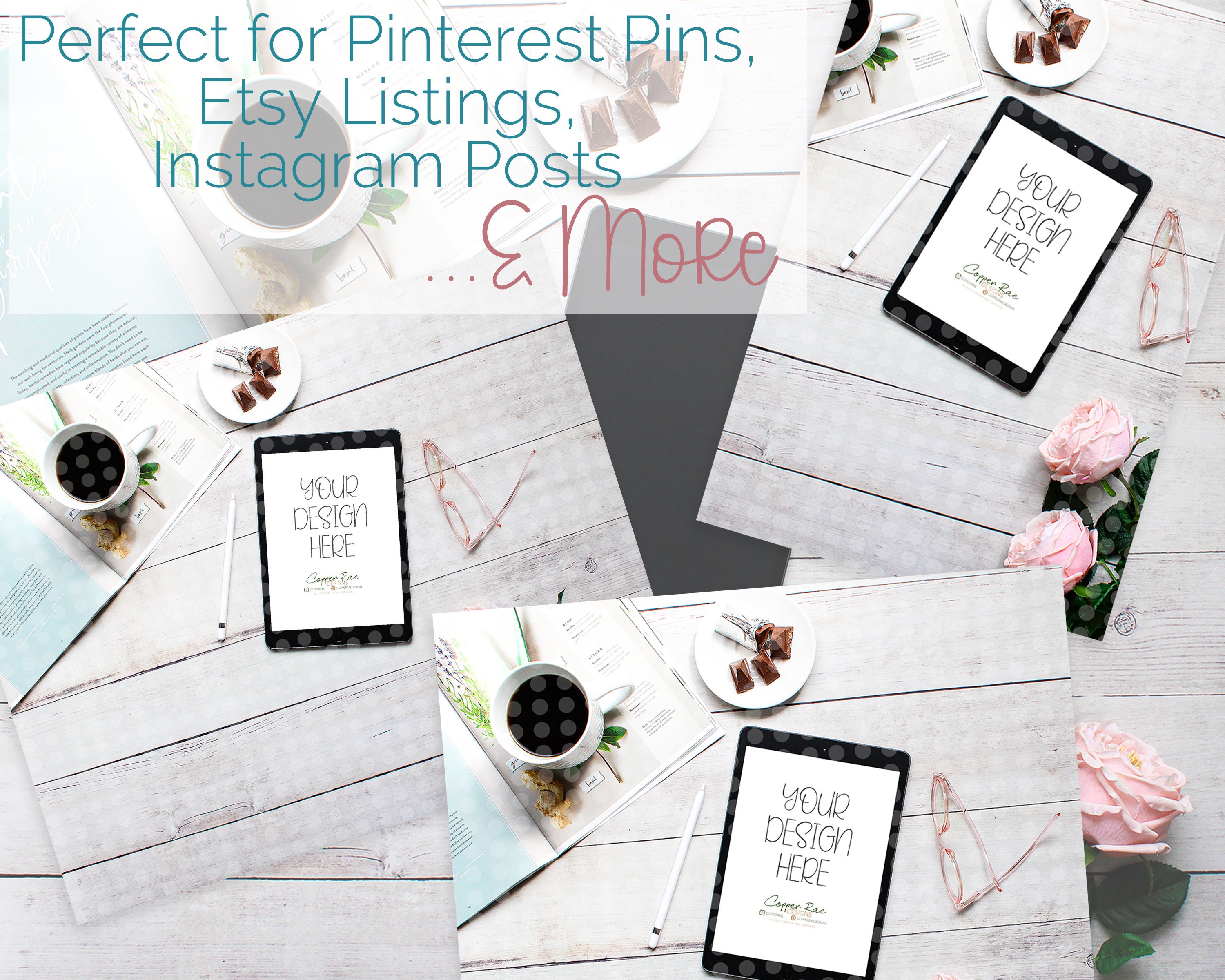 Download IPad Mockup iPad Flat Lay Desk Mockup PSD Mockup iPad | Etsy