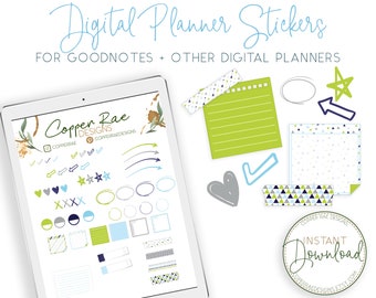 Goodnotes Stickers Kit, Digital Stickers, Goodnotes Planner, Ipad Planner Stickers