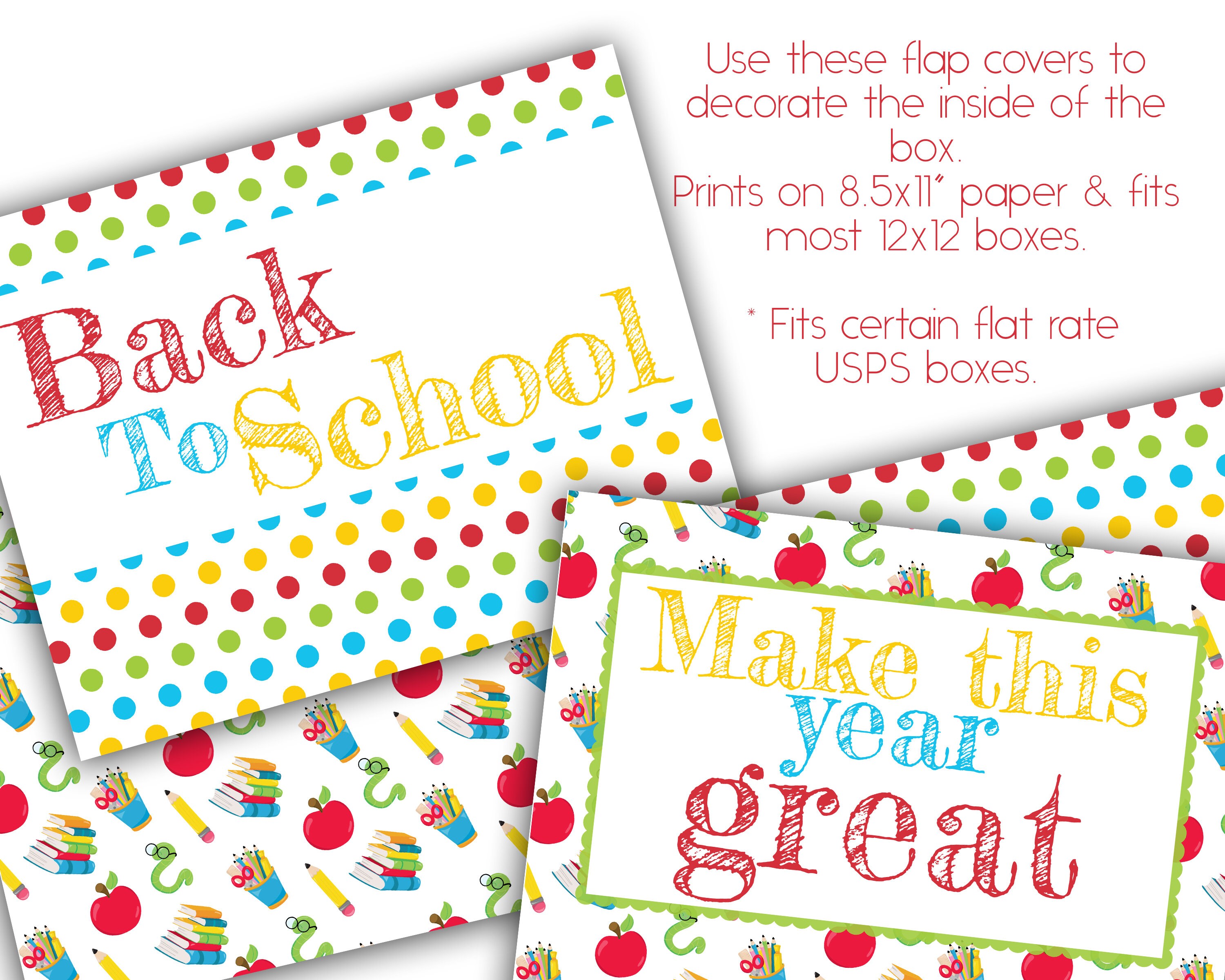 Back to School Care Kit Back to School Care Package Etsy