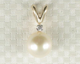 14K Yellow Gold Marquise Pendant Setting Rabbit Ear Bail Mounting 6 thumbnail image