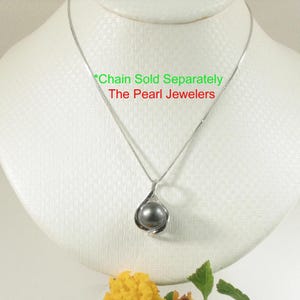 Pendentif perle de Tahiti noire Embrace