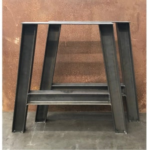 Steel i beam sales table legs