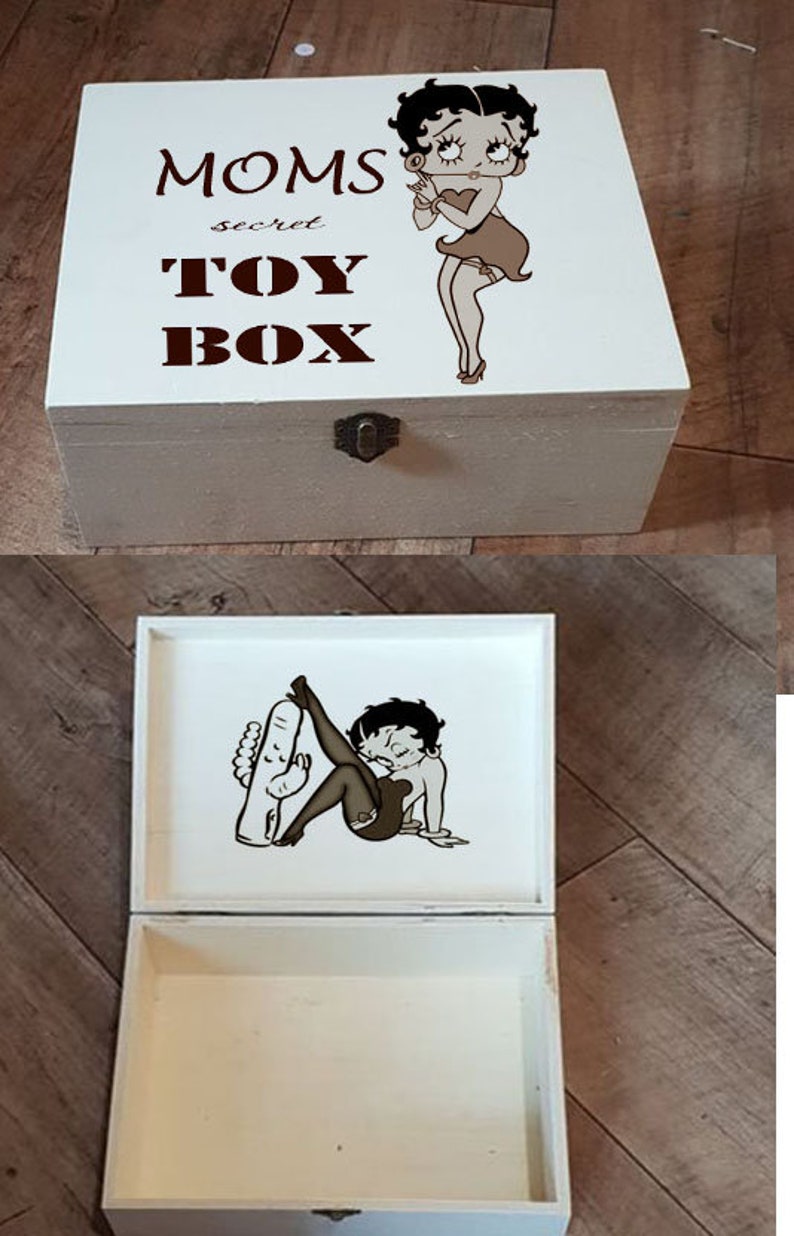 Cheeky Adult Toy Box Gift Wife Birthday Anniversary Betty Boop Etsy