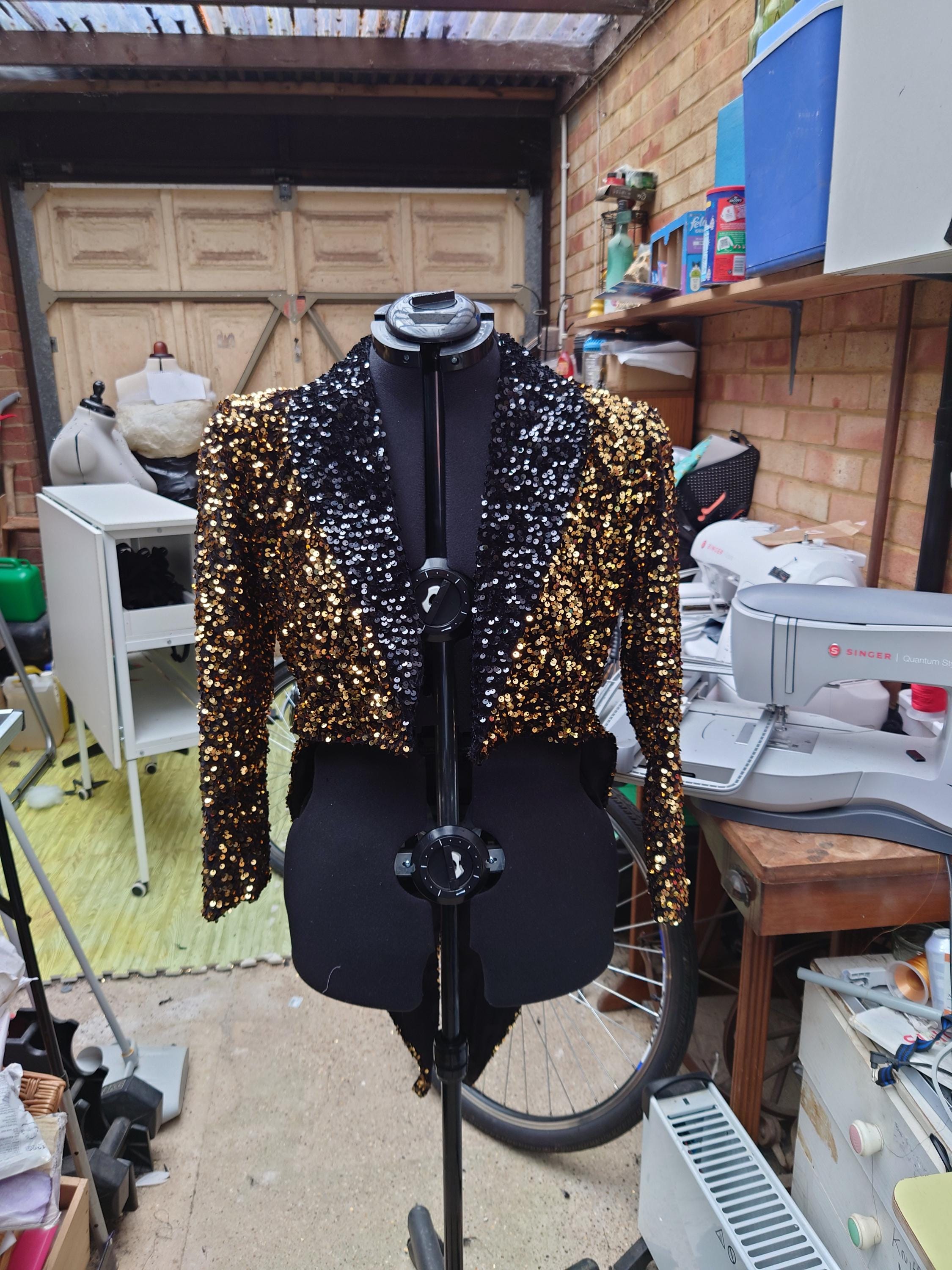 Gold Sequin Tailcoat - Etsy Gold Sequin Tailcoat - Etsy