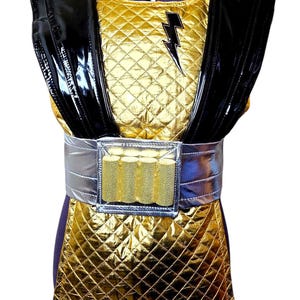 Rocky Horror Picture show inspired Gold Spacesuit outfit Magenta/Riff Raff