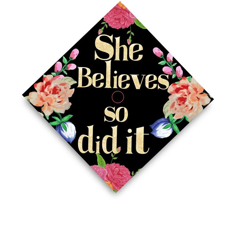 Graduation Cap Topper Printable DIY Graduation Cap Topper Etsy