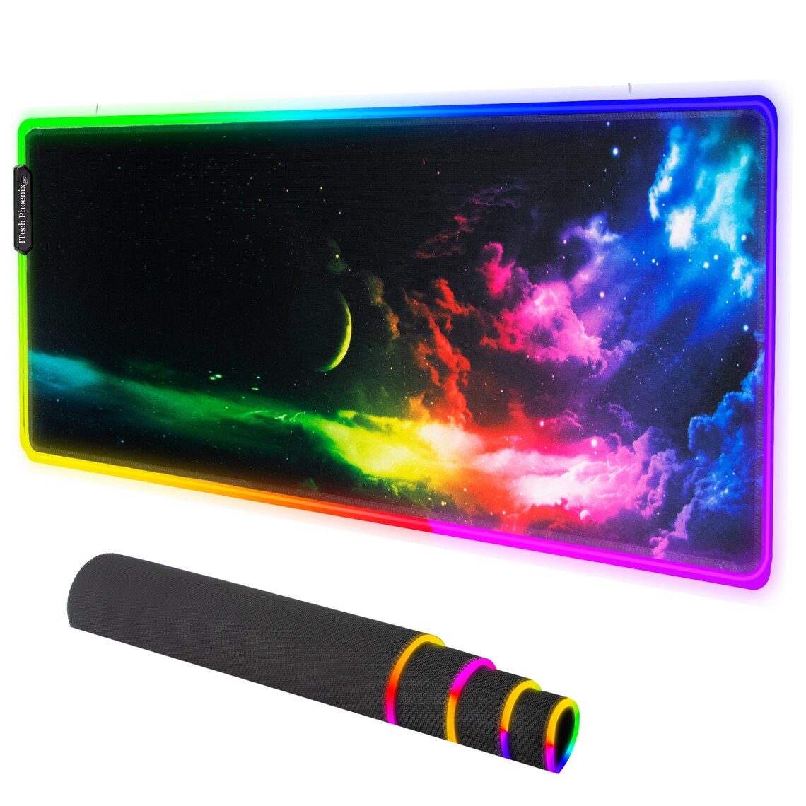 Extended Large RGB LED Galaxy Gaming Mouse Pad LED Mouse Pad Etsy