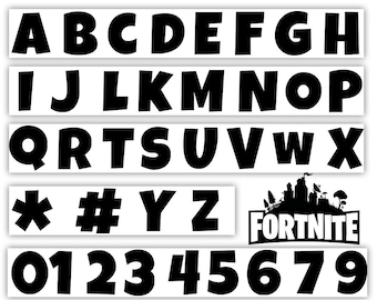 Fortnite Lettertype Download