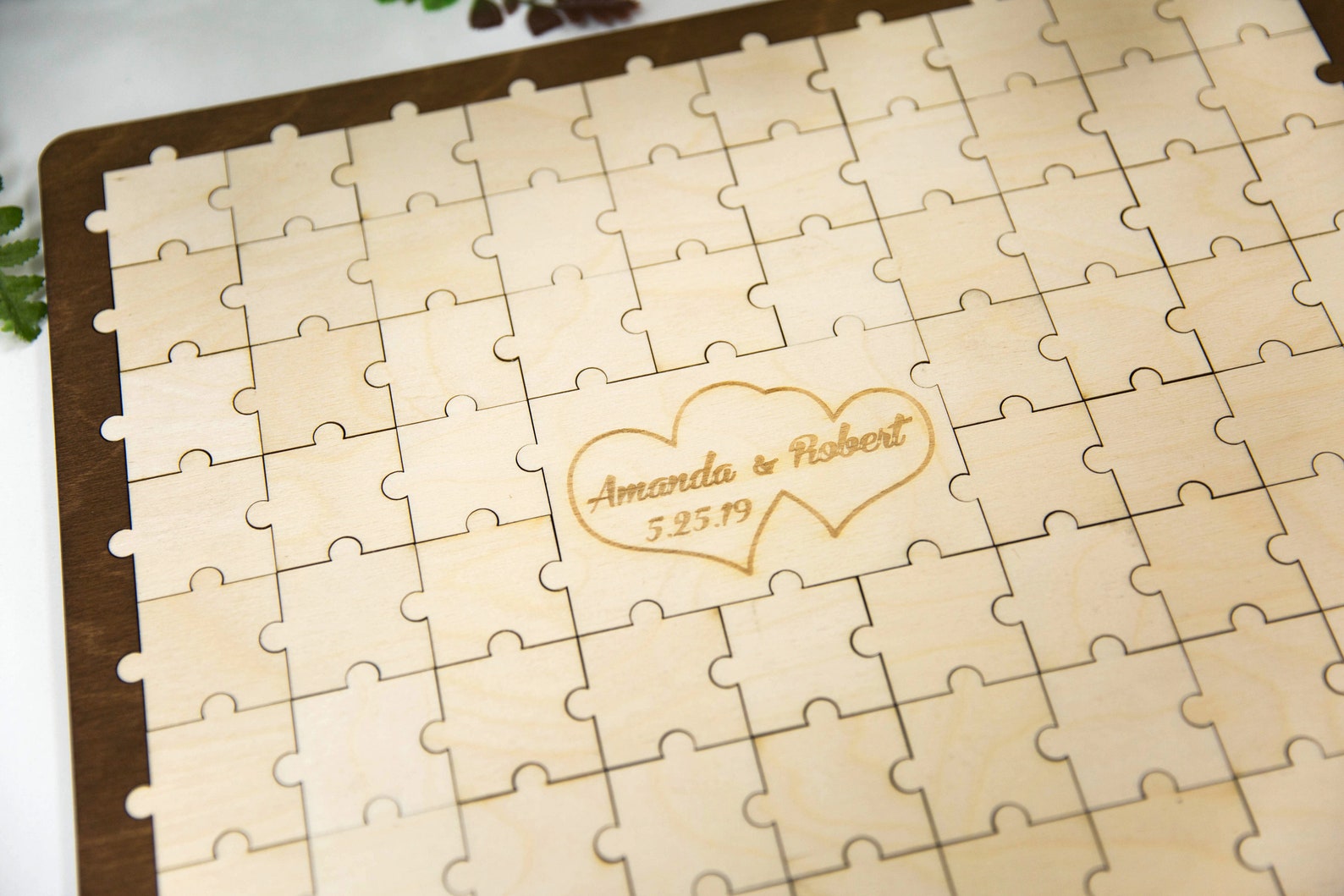 Wedding Puzzle Guest Book Wedding Guest Book Alternative Etsy