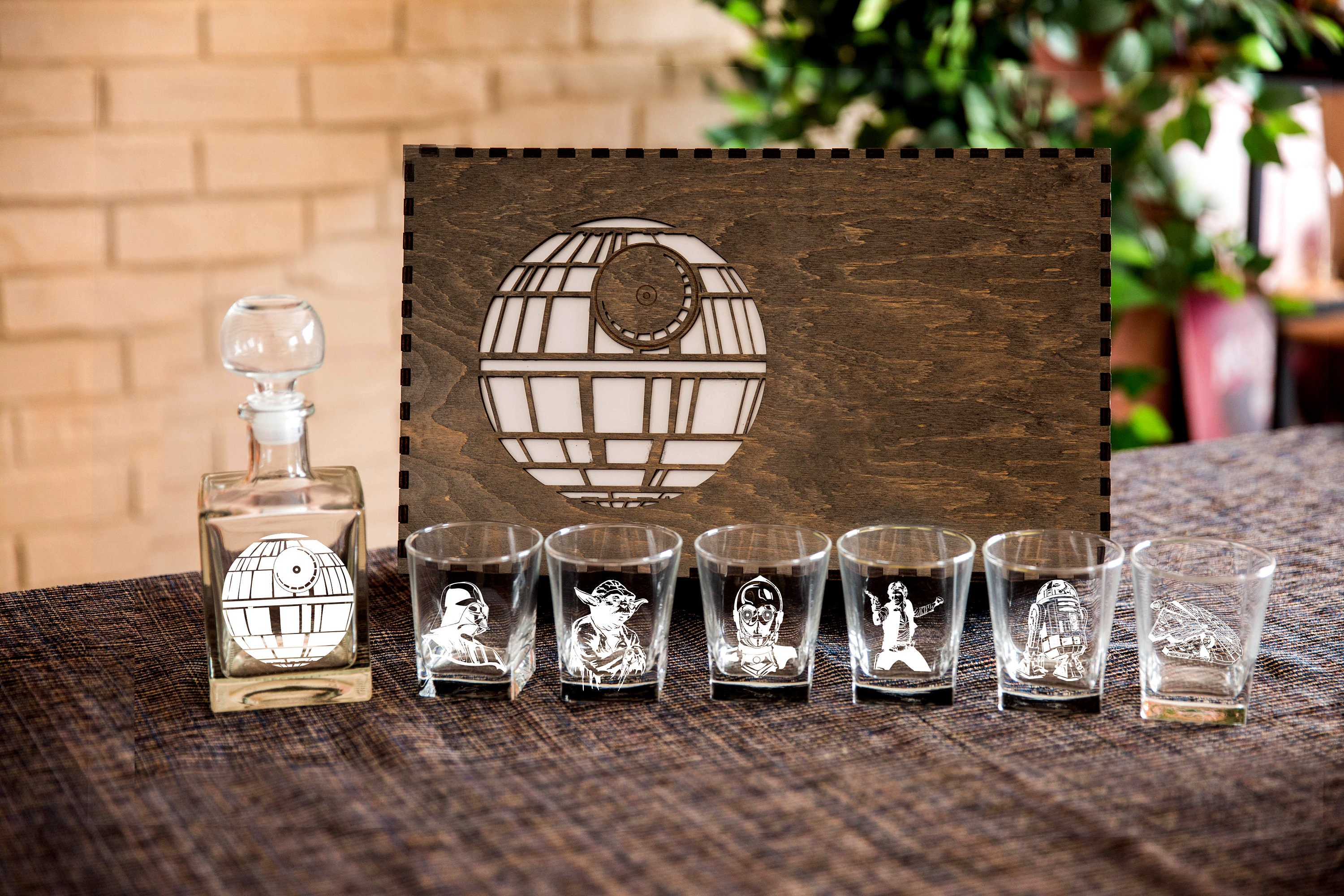 Personalized Mens Gift Christmas Gift for Men Death Star Gift