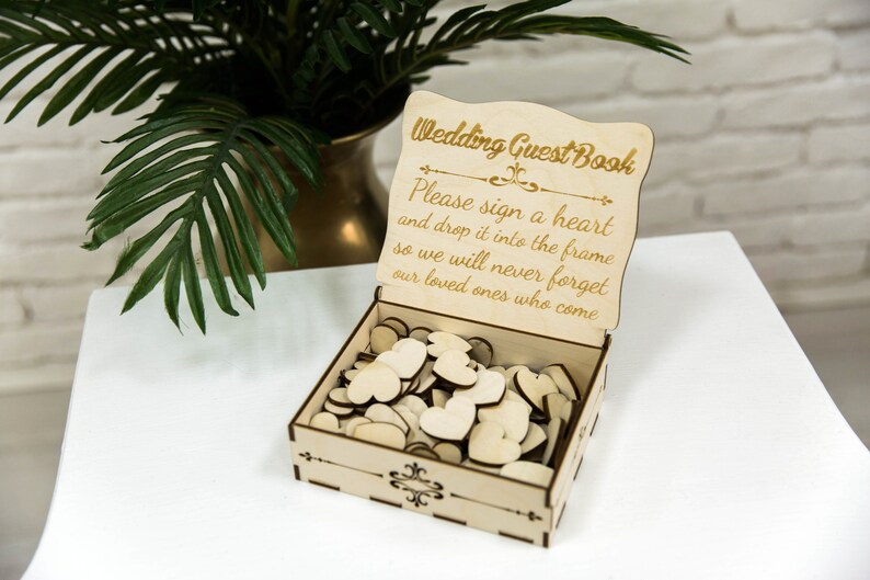 Wedding guest book Heart guest book wooden wedding guestbook wedding guest book alternative wedding sign Guestbook wedding guestbook
