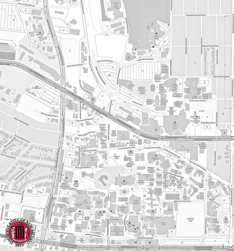 New Mexico Tech Campus Map