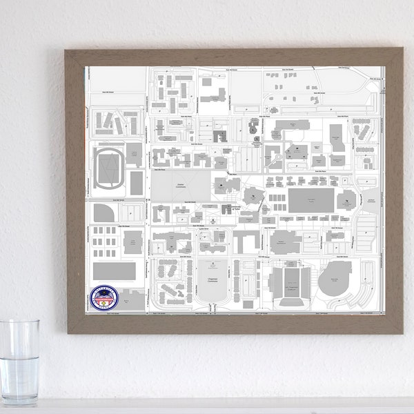 Tulsa Map Printable Etsy Tulsa Map Printable Etsy