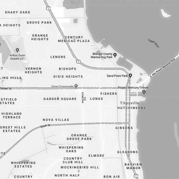 Titusville Florida Map - Etsy