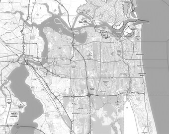 Jacksonville Beach Map Print Jacksonville Beach Map Poster Wall Art Il 340x270.1674887566 C6gm 