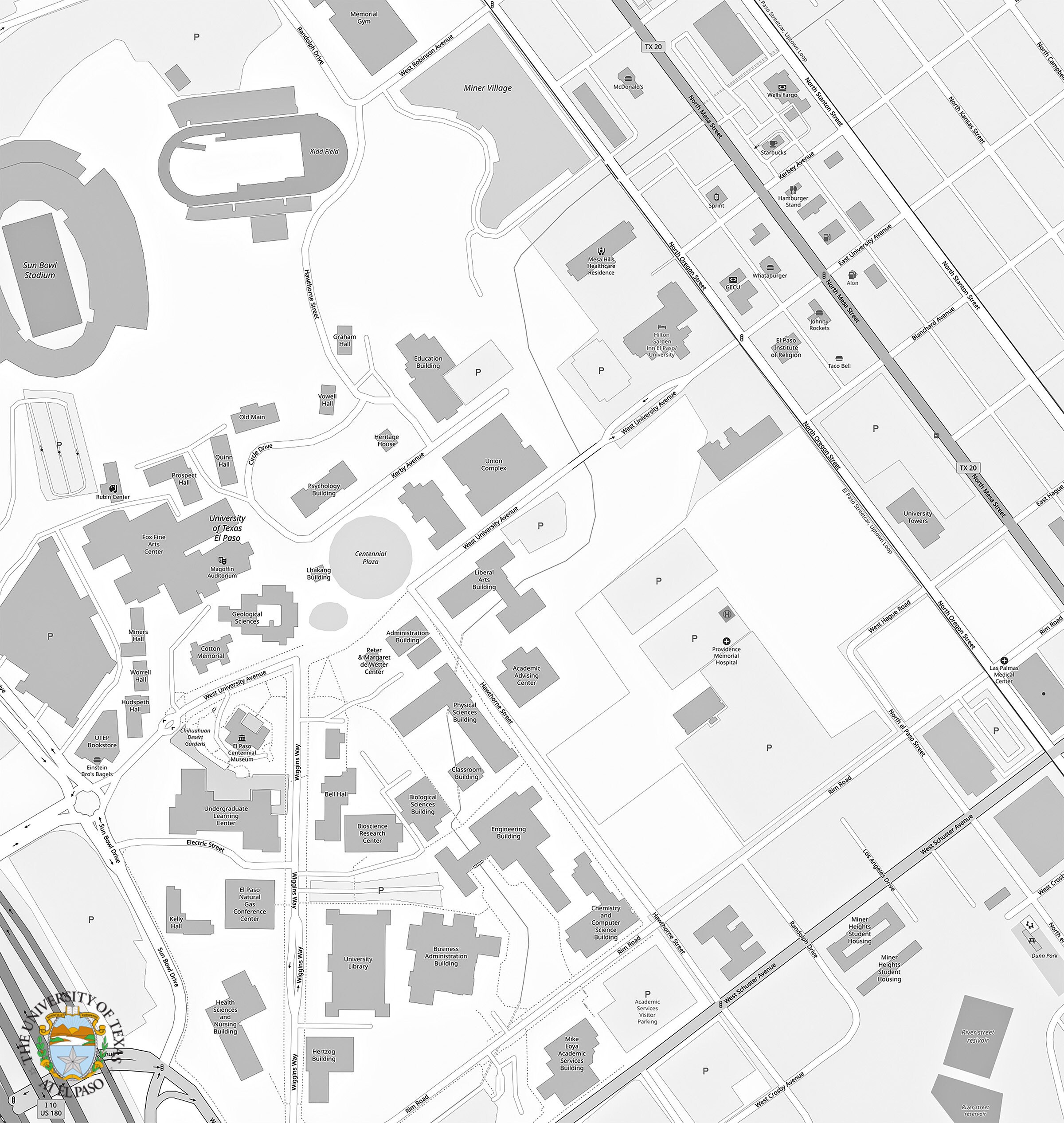Utep Map