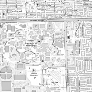 Florida International University map image 2