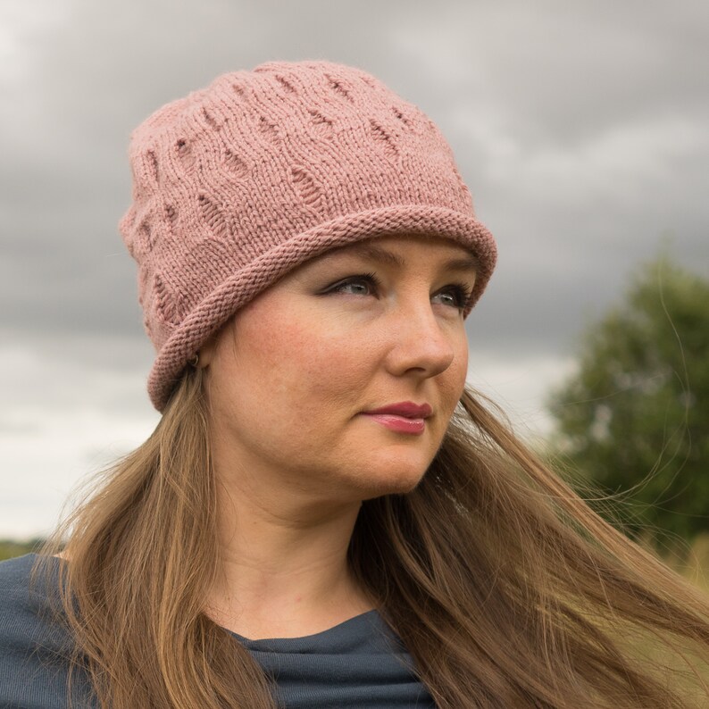Dusty Pink Hat Gift for Her Holds Shape Etsy