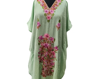 Cotton embroidered Kaftan