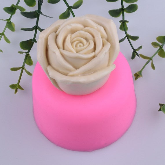 3D ROSE FLOWER Silicone Fondant Cake Mold Plant Leaf Chocolate Baking DIY Mould