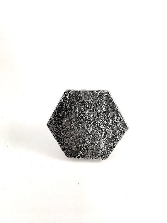 Handmade Cast Aluminium Hexagonal Door Handle Door Knob Draw Etsy