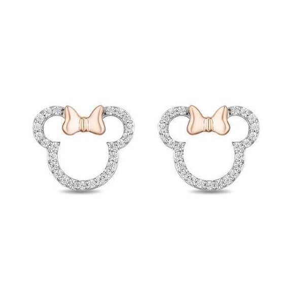 Minnie mouse earrings and shop necklace set
