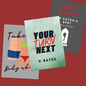 X-rated kaartspel 'Your turn next' voor volwassenen