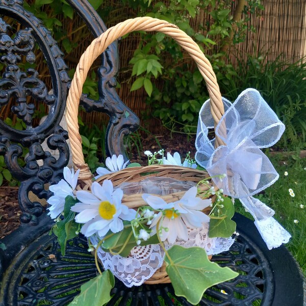 Flower Girl Basket Etsy UK