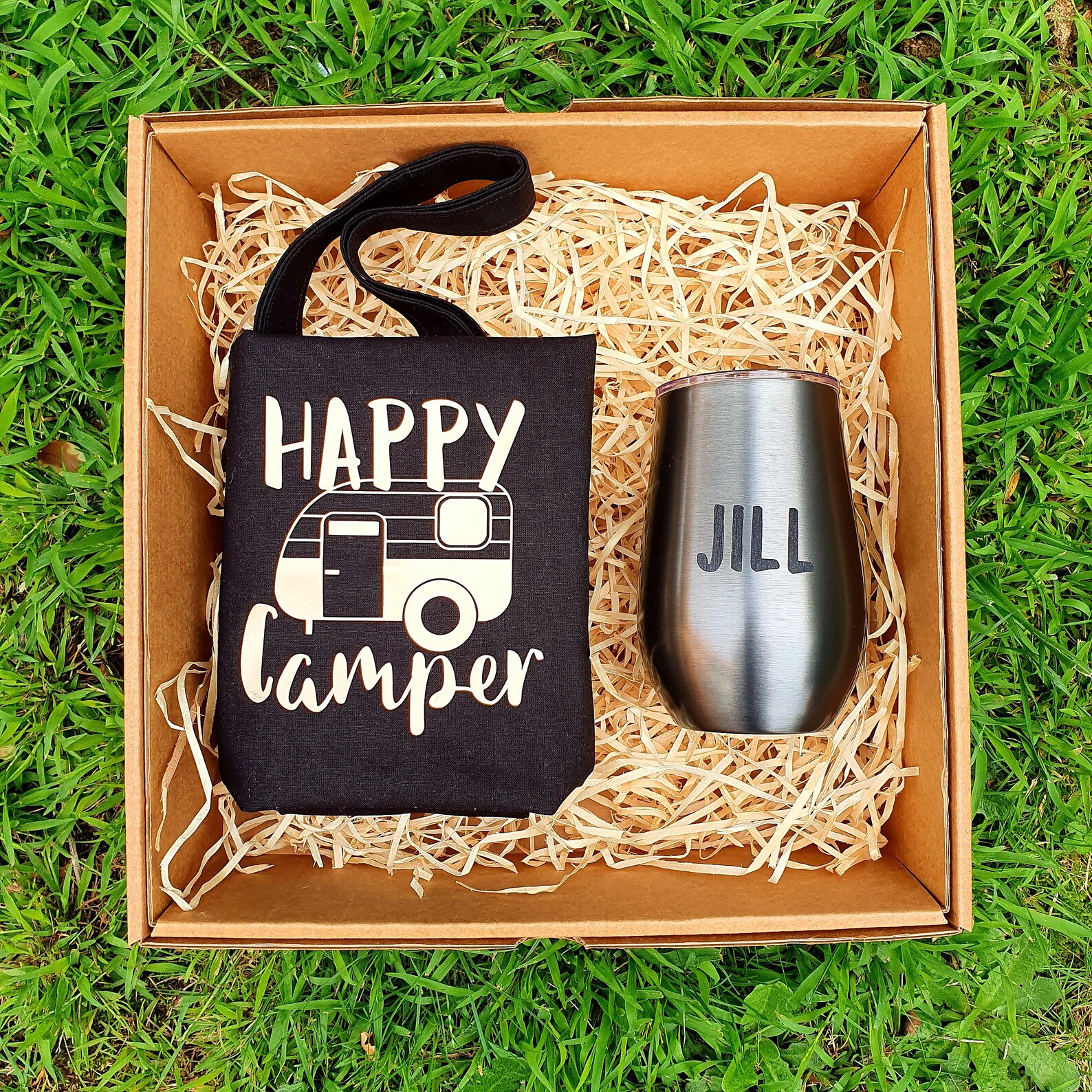 Happy Camper Gift Box Mothers Day Gift Fathers Day Gift Etsy