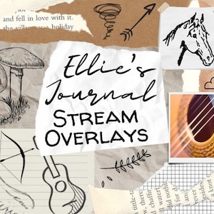 The Last of Us II Inspired Stream Overlays | Ellies Journal | Ready To Use
