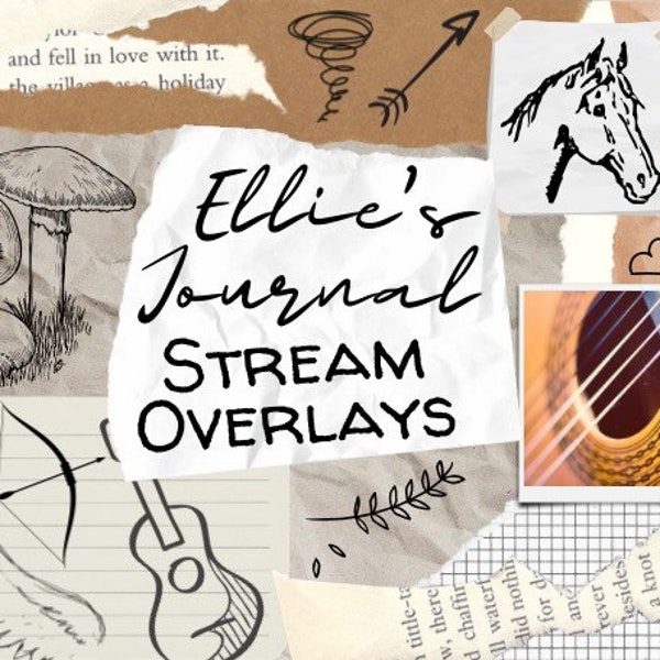 The Last of Us II Inspired Stream Overlays | Ellies Journal | Ready To Use